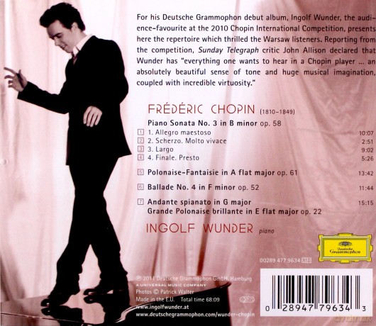 Ingolf Wunder: Chopin Recital [CD]