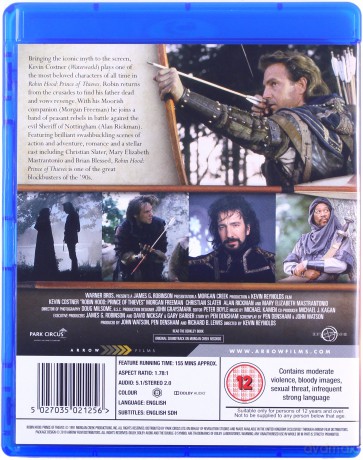 Robin Hood: Prince Of Thieves (Książę złodziei) [Blu-Ray]