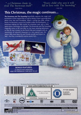 Snowman And The Snowdog Xmas Deco [DVD]