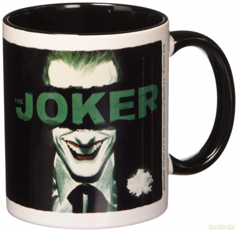 DC Comics: The Joker Put On A Happy Face (Black Coloured Inner) Kubek