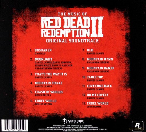 The Music Of Red Dead Redemption II soundtrack [CD]