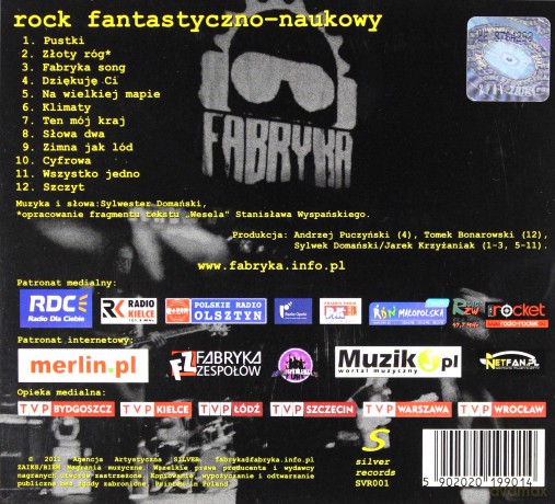 Fabryka: Rock Fantastyczno-Naukowy [CD]