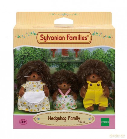 Sylvanian Families Rodzina jeżyków (Tata, Mama, Dziecko)
