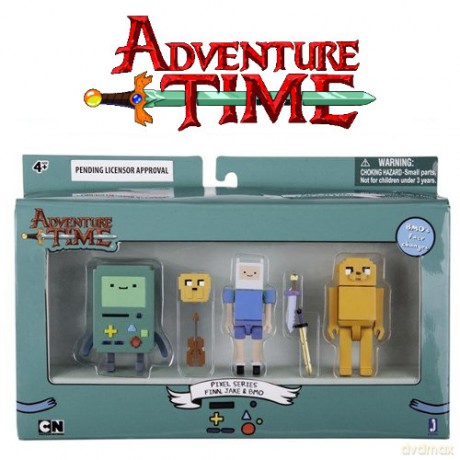 ADVENTURE TIME Figurki 5 cm 3-pack [FIGURKA]