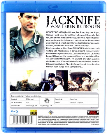 Jacknife (Szalony Megs) [Blu-Ray]