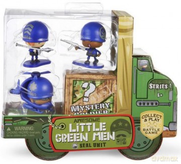 AWESOME LITTLE GREEN MEN 4pc Str Pk S1 Seal Unit