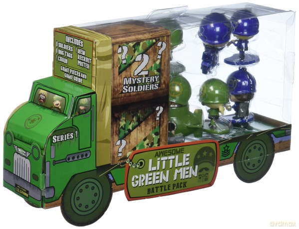 AWESOME LITTLE GREEN MEN 8pc Battle Pack S1 Style 3