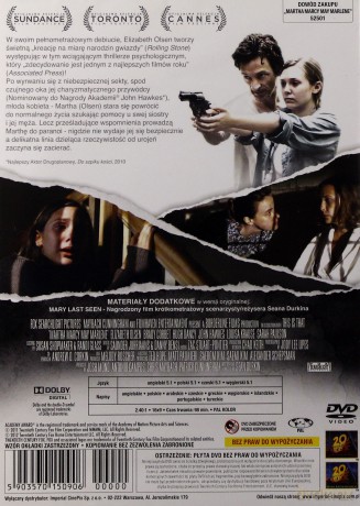 Martha Marcy May Marlene [DVD]