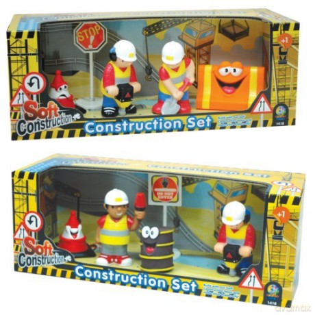 BUDOWA Zestaw 2 figurki i akcesoria, 2 rodzaje [FIGURKA]