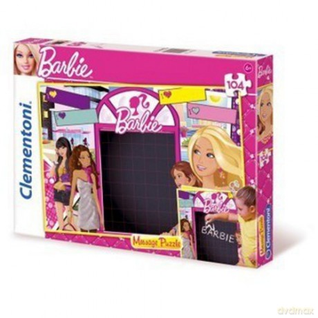 CLEMENTONI 104 el. Message Barbie Ukochana wiadomość [PUZZLE]