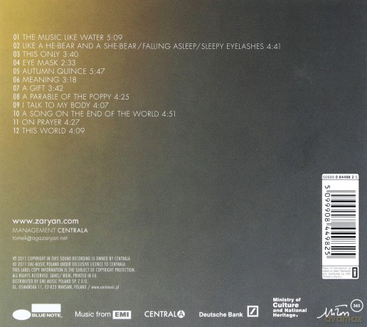 Aga Zaryan: Book Of Luminous Things [CD]