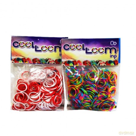 COOL LOOM Gumki dwa kolory 200 szt. woreczek