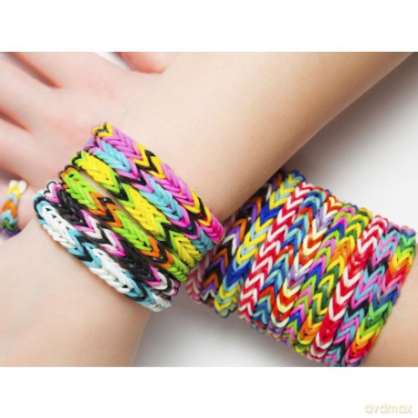 COOL LOOM Gumki kreatywne - jednokolorowe 200 szt. woreczek