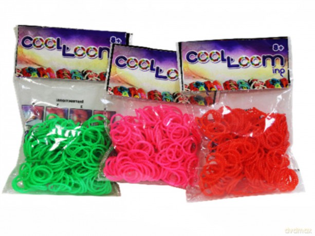 COOL LOOM Gumki kreatywne - jednokolorowe 200 szt. woreczek