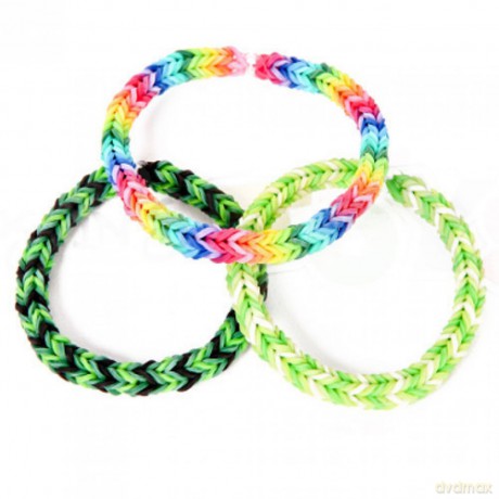 COOL LOOM Gumki kreatywne - różnokolorowe 200 szt. woreczek