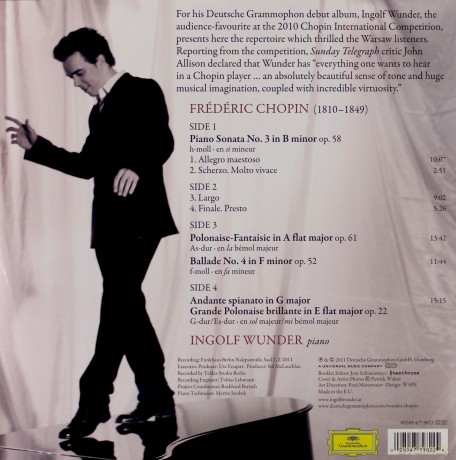 Ingolf Wunder: Chopin Recital [2xWinyl]