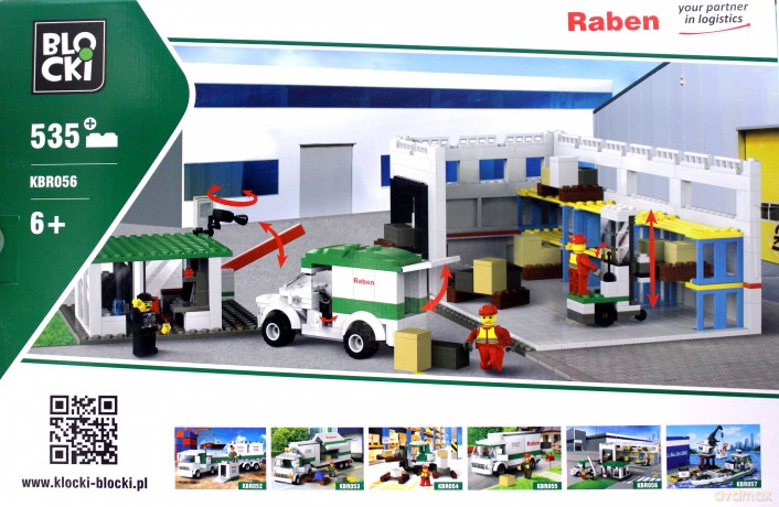 Klocki BLOCKI RABEN Baza Magazynowa 535 el. [KLOCKI]