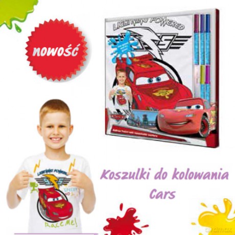 KOSZULKI REDRAW - Zest. Kol. Koszulki 104 cm-Auta