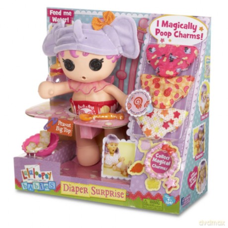 Lalaloopsy Babies Diaper Surprise - Pieluszkowa Niespodzianka Lalka sikająca