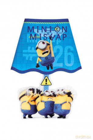 Minionki - Dekoracja na ścianę z LED
