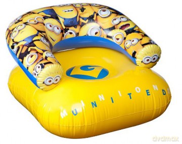 Minionki - Dmuchany fotel