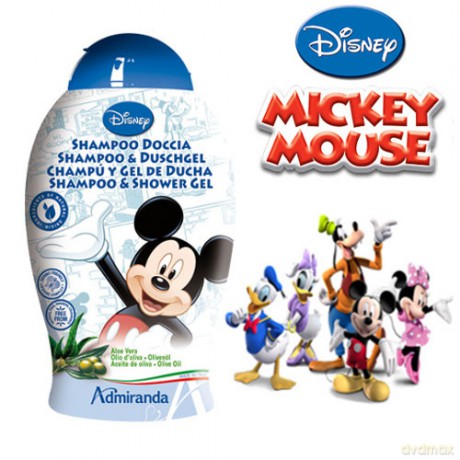 Myszka Miki i Przyjaciele 2 w 1 - Żel pod prysznic + Szampon 250 ml