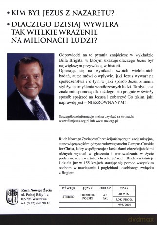 Niezrównany. Jezus - człowiek, który zmienił bieg historii [DVD]