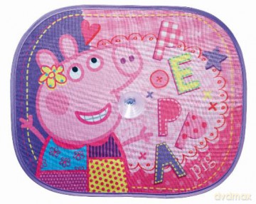 Peppa - Zasłonki samochodowe przeciwsłoneczne, 2 szt.