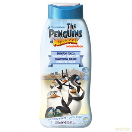Pingwiny z Madagaskaru - 2 w 1 Żel pod prysznic + Szampon 250 ml