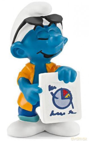 Schleich Smerfy - Smerf Marketingowiec