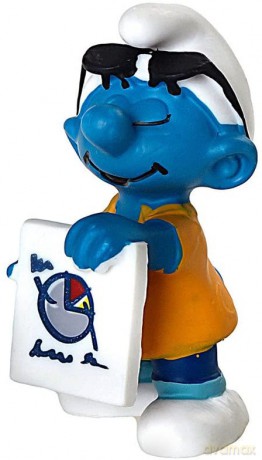 Schleich Smerfy - Smerf Marketingowiec