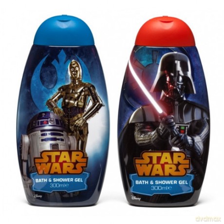 Star Wars - 2 w 1 - Żel pod prysznic + Płyn do kąpieli 300 ml 2ass. (Gwiezdne Wojny)