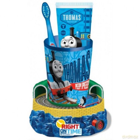 Tomek i Przyjaciele - Zestaw szczoteczka, kubek i pasta 75 ml w zestawie z urządzeniem - timerem