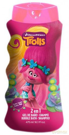 Trolls - 2 w 1 Płyn do kąpieli i szampon 475 ml
