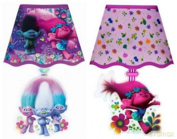 Trolls - Dekoracja na ścianę z LED