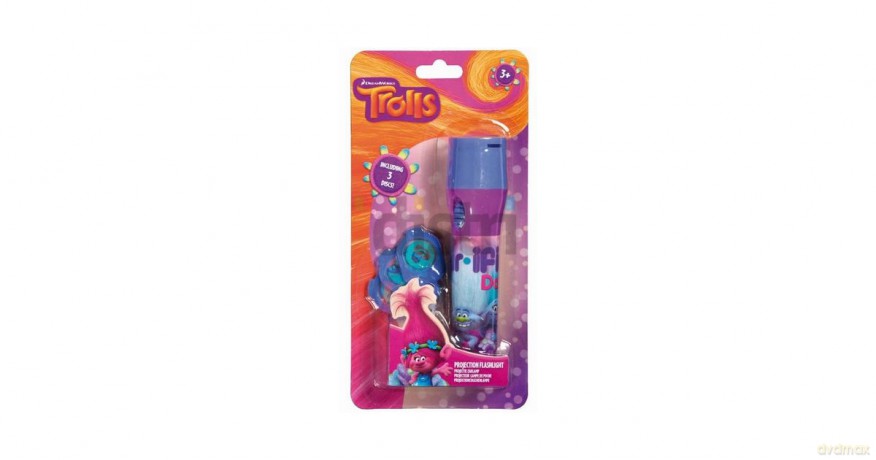 Trolls - Latarka LED z dyskami do wyświetlenia obrazków
