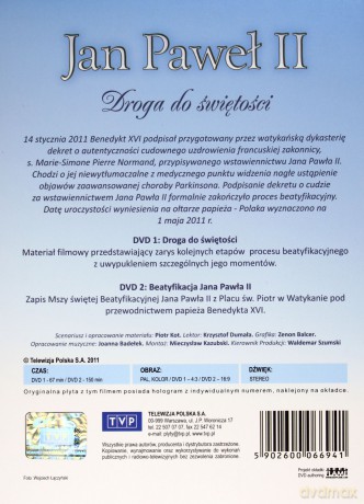 Jan Paweł II - Droga do świętości (TVP) (digipack) [2DVD]