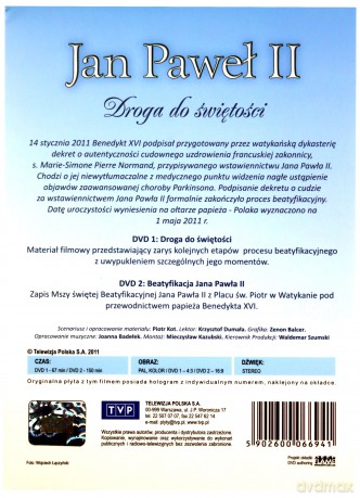 Jan Paweł II - Droga do świętości (TVP) (digipack) [2DVD]
