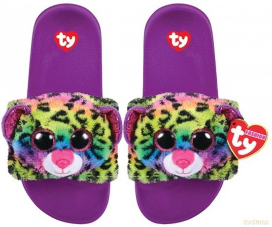 Ty Gear klapki DOTTY - kolorowy lampart (28-31)