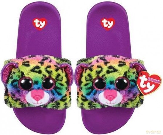 Ty Gear klapki DOTTY - kolorowy lampart (36-39)