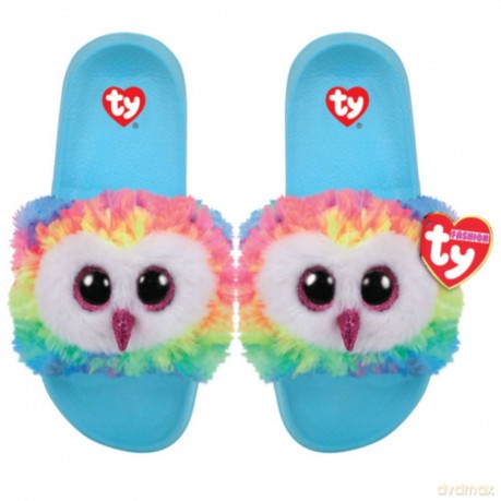 Ty Gear klapki OWEN - kolorowa sowa (36-39)