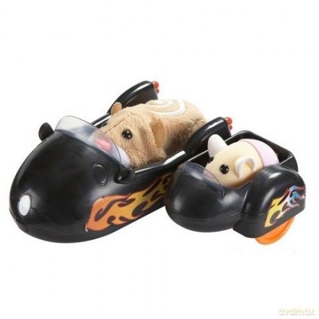 ZHU ZHU PETS Chomikowe akcesoria (Podwójny wózek, Samochód z deską surfingową, Chomikowy samochód, Motocykl z koszem)