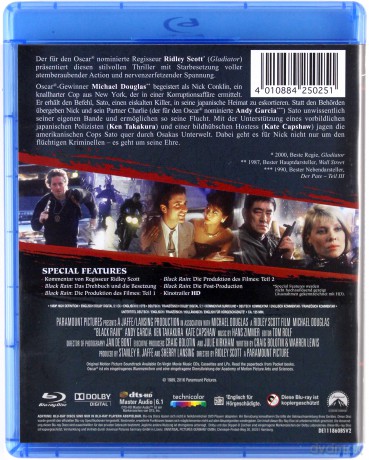 Black Rain (Czarny deszcz) [Blu-Ray]