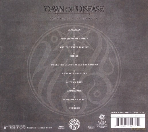 Dawn Of Disease: Processions Of Ghosts [CD]