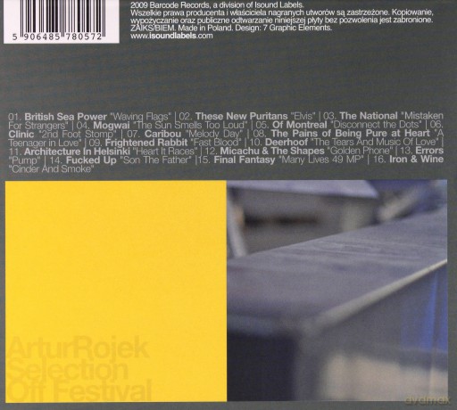 Artur Rojek: Off Festival [CD]