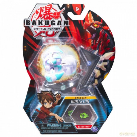 BAKUGAN Kula podstawowa, 10E Gorilla biały [FIGURKA]