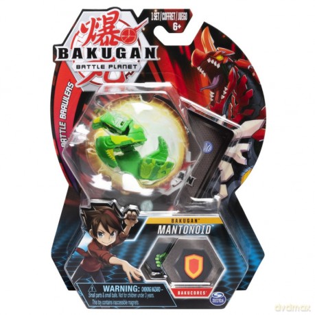 BAKUGAN Kula podstawowa, 7C Mantis zielony [FIGURKA]