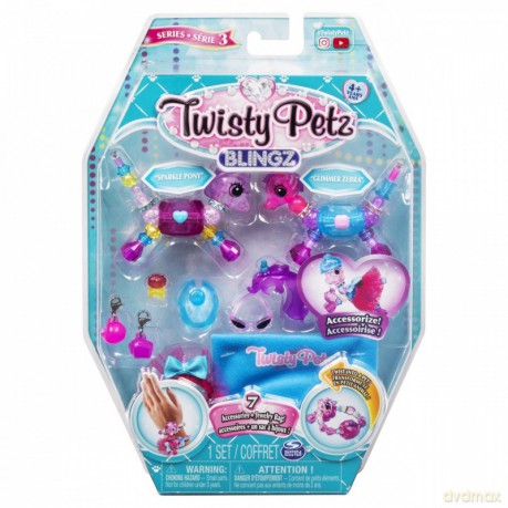 Bransoletki TWISTY PETZ 6-pak Kucyk, Zebra