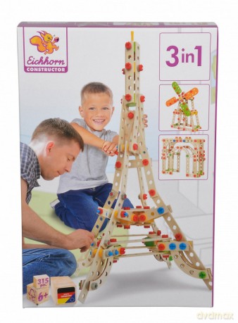Klocki konstrukcyjne Constructor Wieża Eiffla, 315 el.