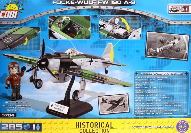 Klocki Small Army Focke Wulf FW 190A-8 [KLOCKI]